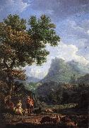 VERNET, Claude-Joseph Shepherd in the Alps  we r Spain oil painting artist